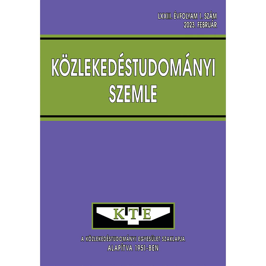 Közlekedéstudományi Szemle előfizetés